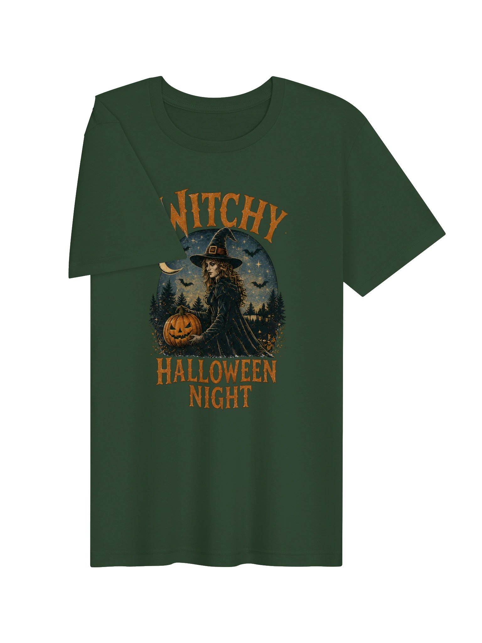 Witchy Halloween Night Graphic Tee product image (7)