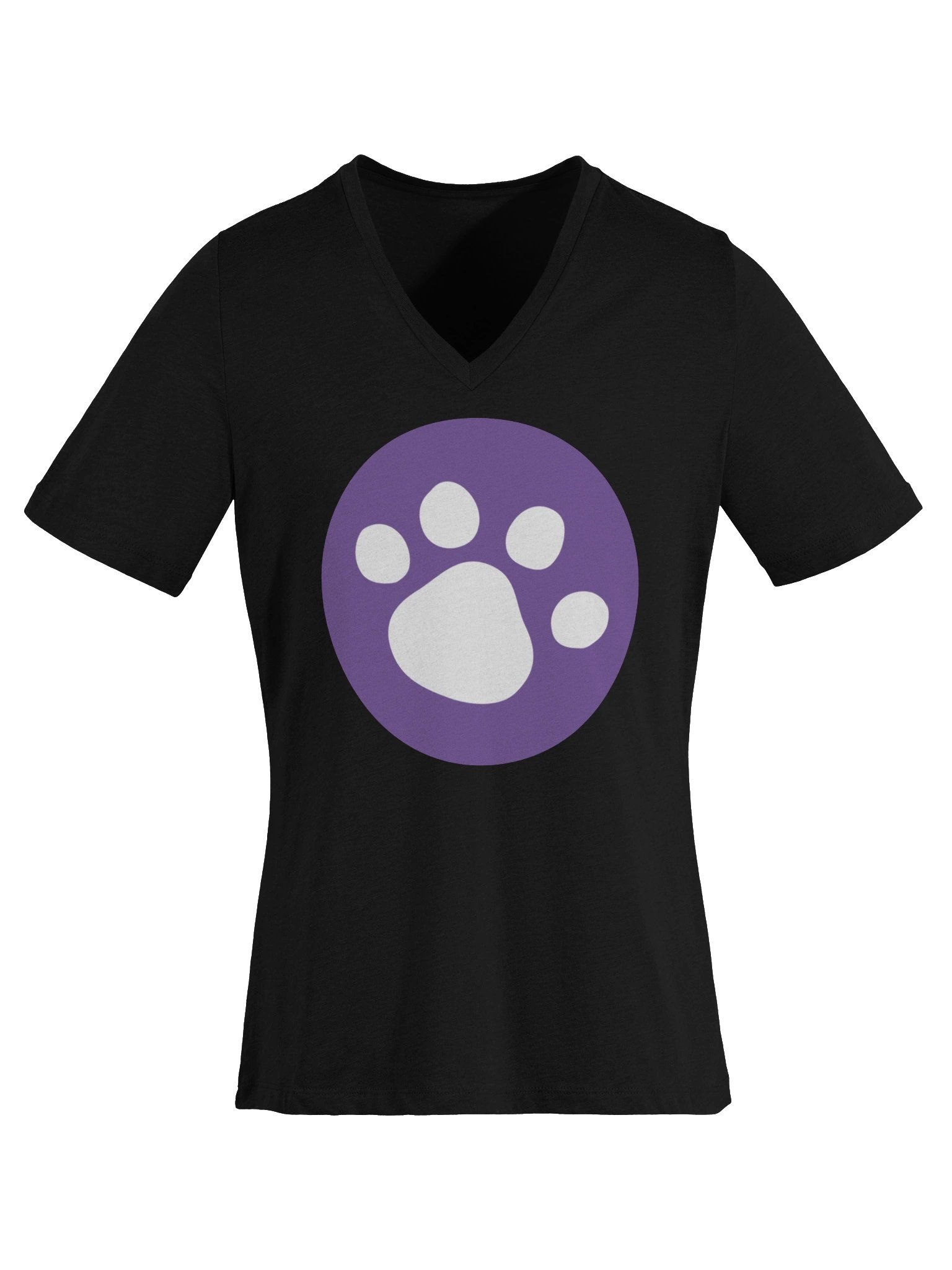 Purple Pawprint V-Neck product image (6)