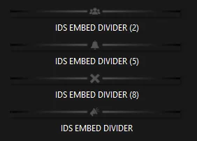 Fading Away Embed Divider Bars product image (1)