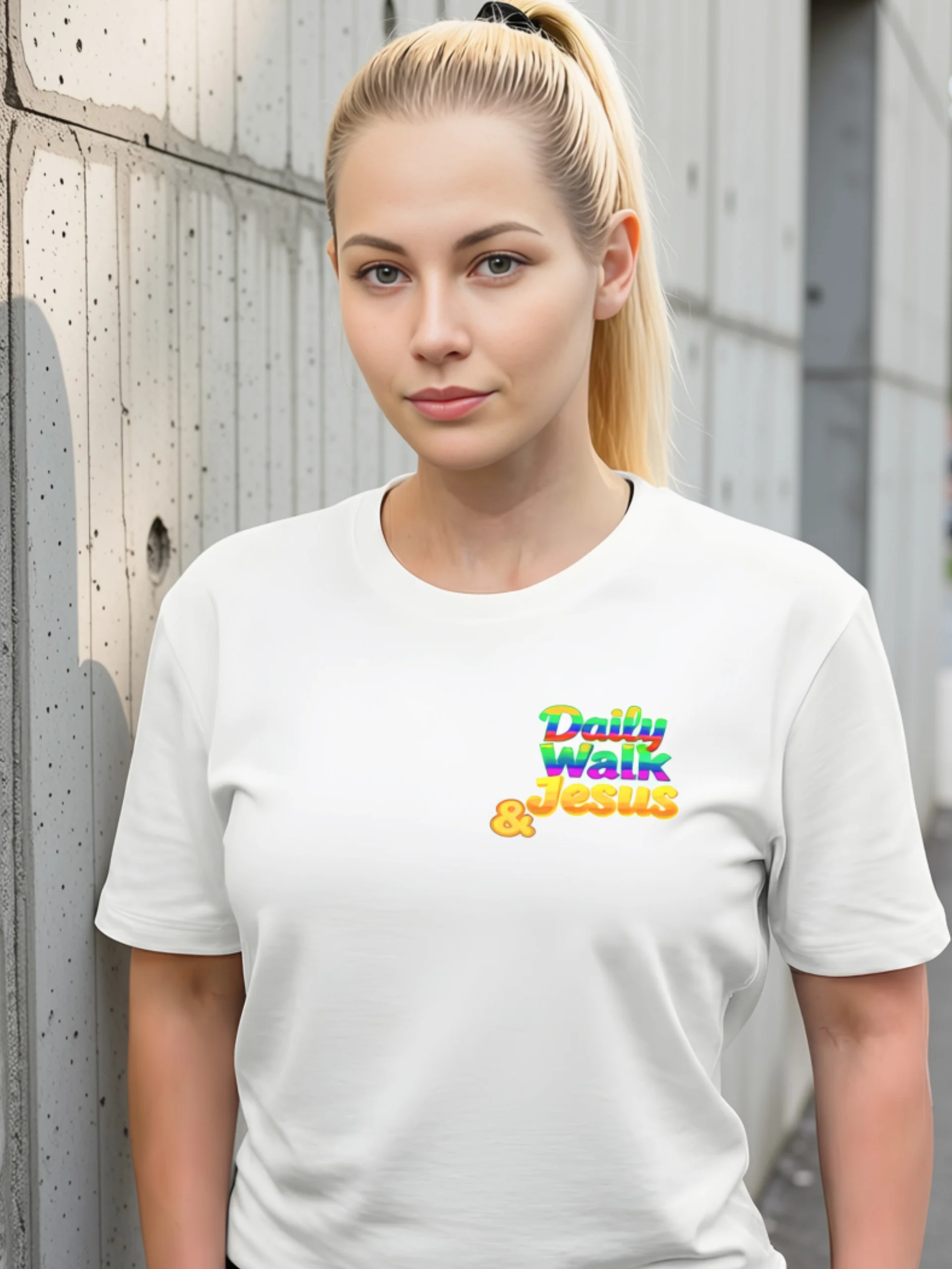 Daily Walk & Jesus Prayerful Hiking T-shirt product image (1)