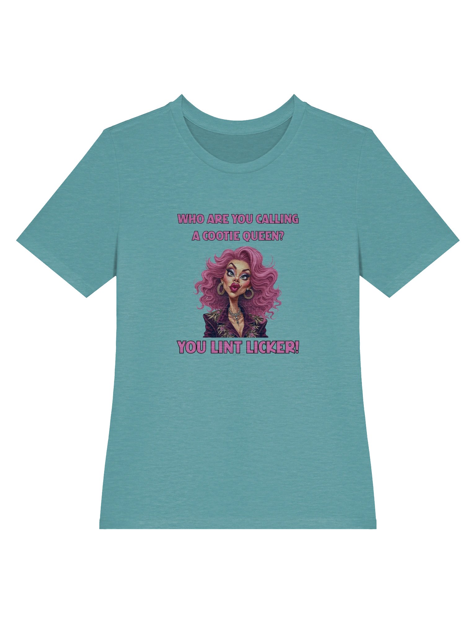 [BJ Designs] Cootie Queen Lint Licker - Women's Graphic Tee product image (3)