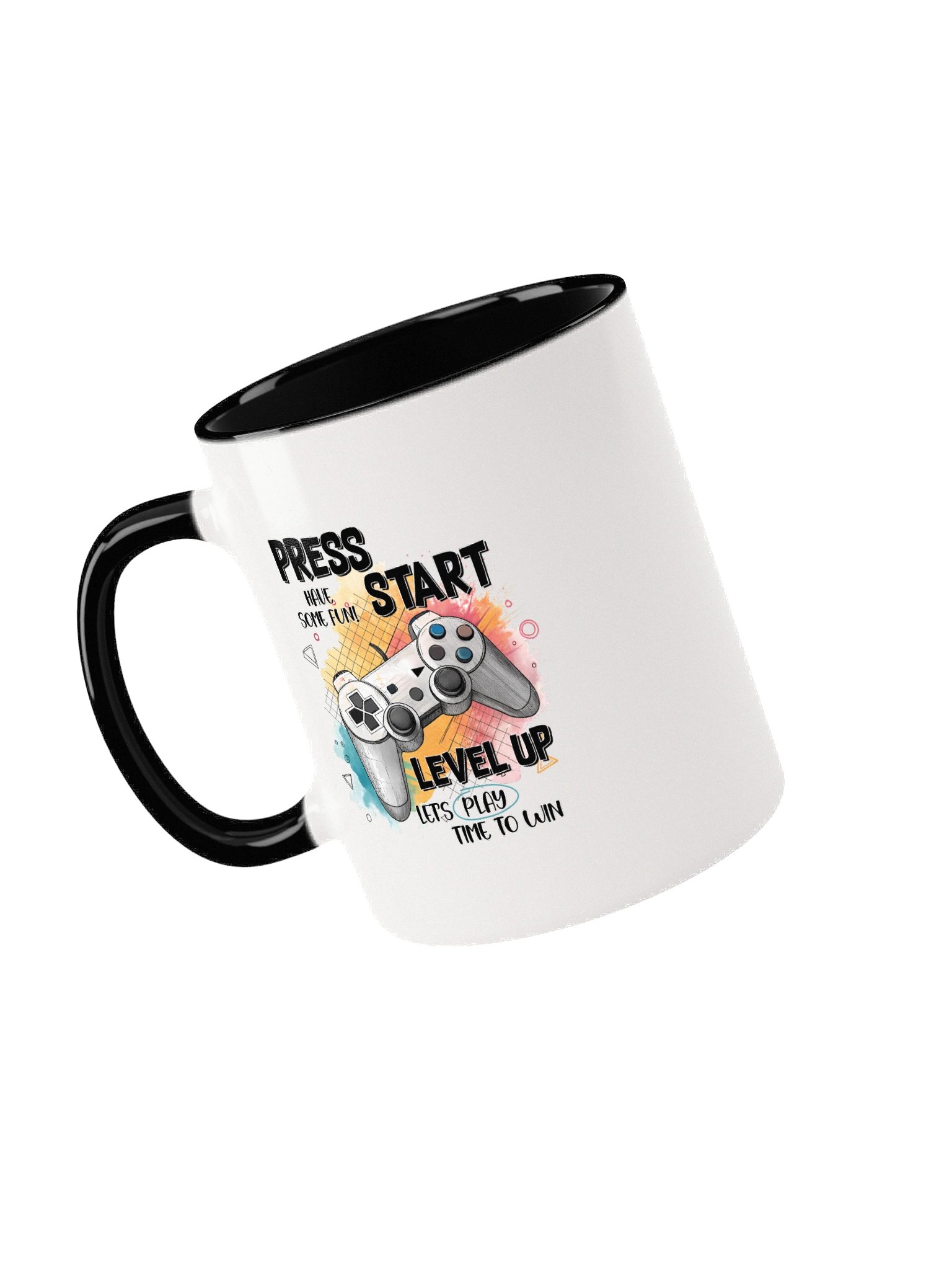 Gamer's Press Start Ceramic Mug product image (3)