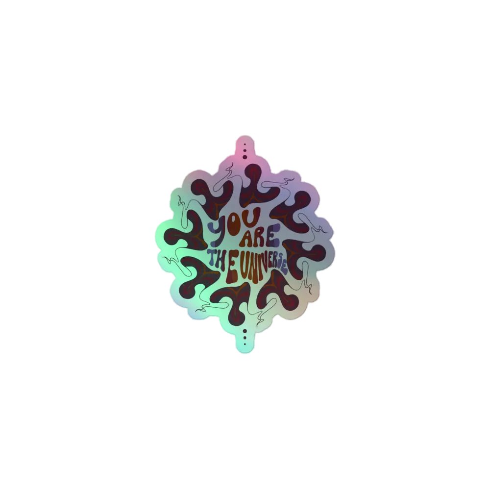 Holographic Sticker - You Are The Universe product image (1)