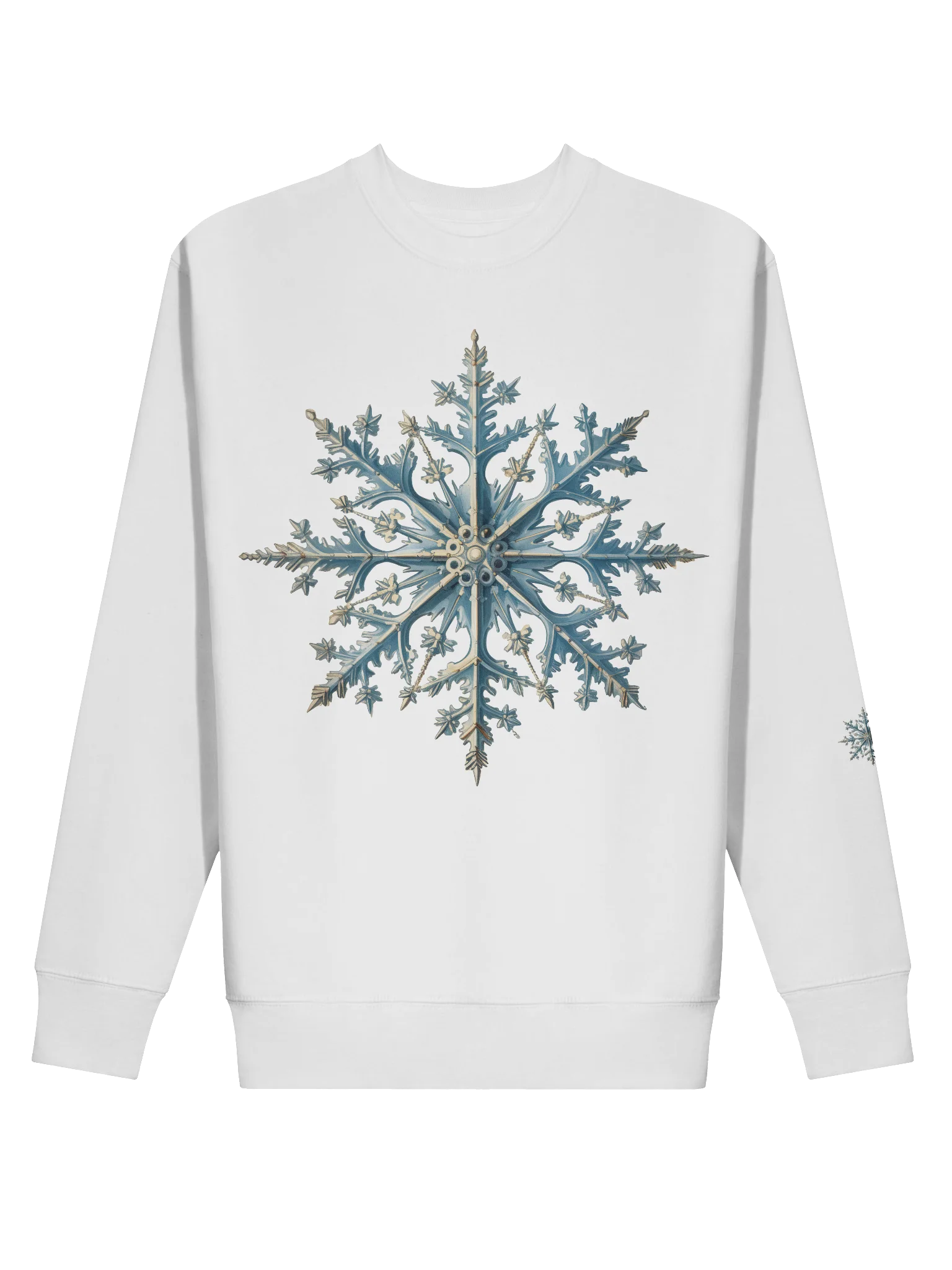 Blue Snowflake Sweatshirt product image (2)