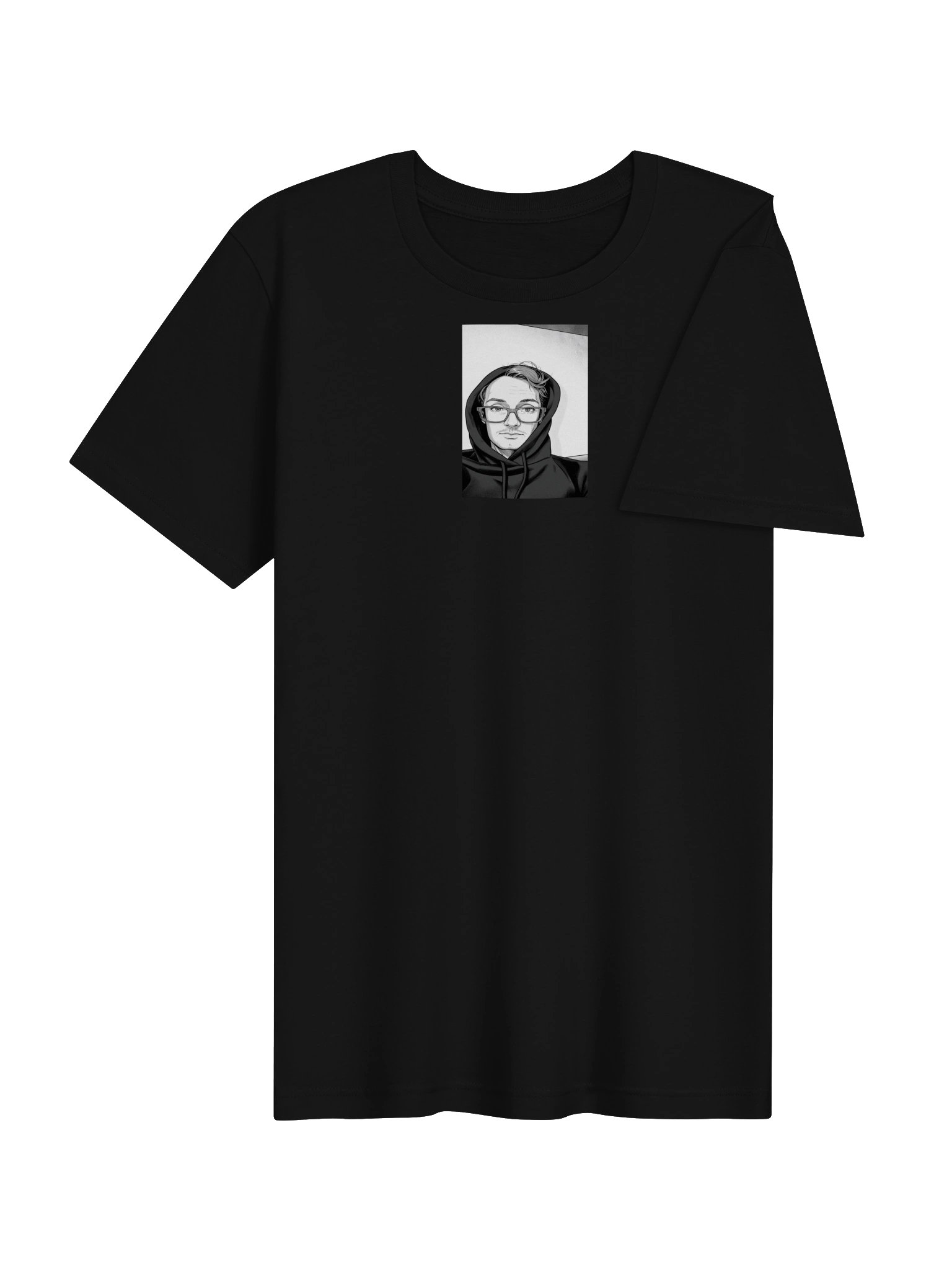 itssCSChris Black and White Cartoon T Shirt product image (4)