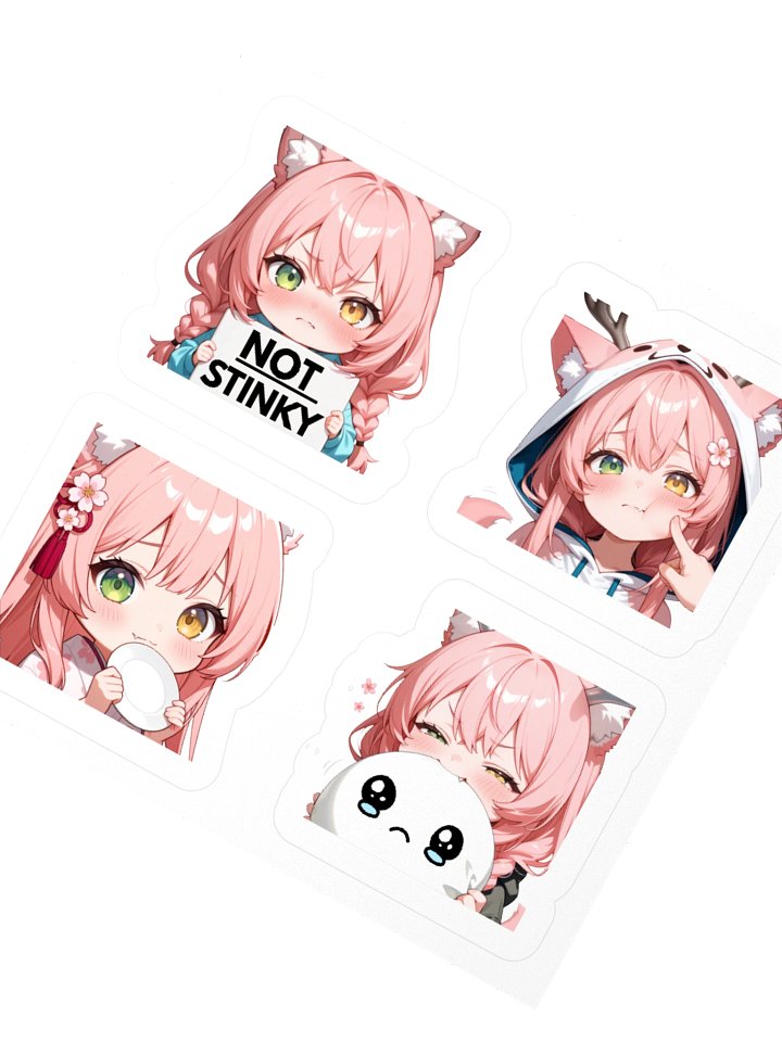 Chaotic Fox Reactions Sticker Pack product image (2)