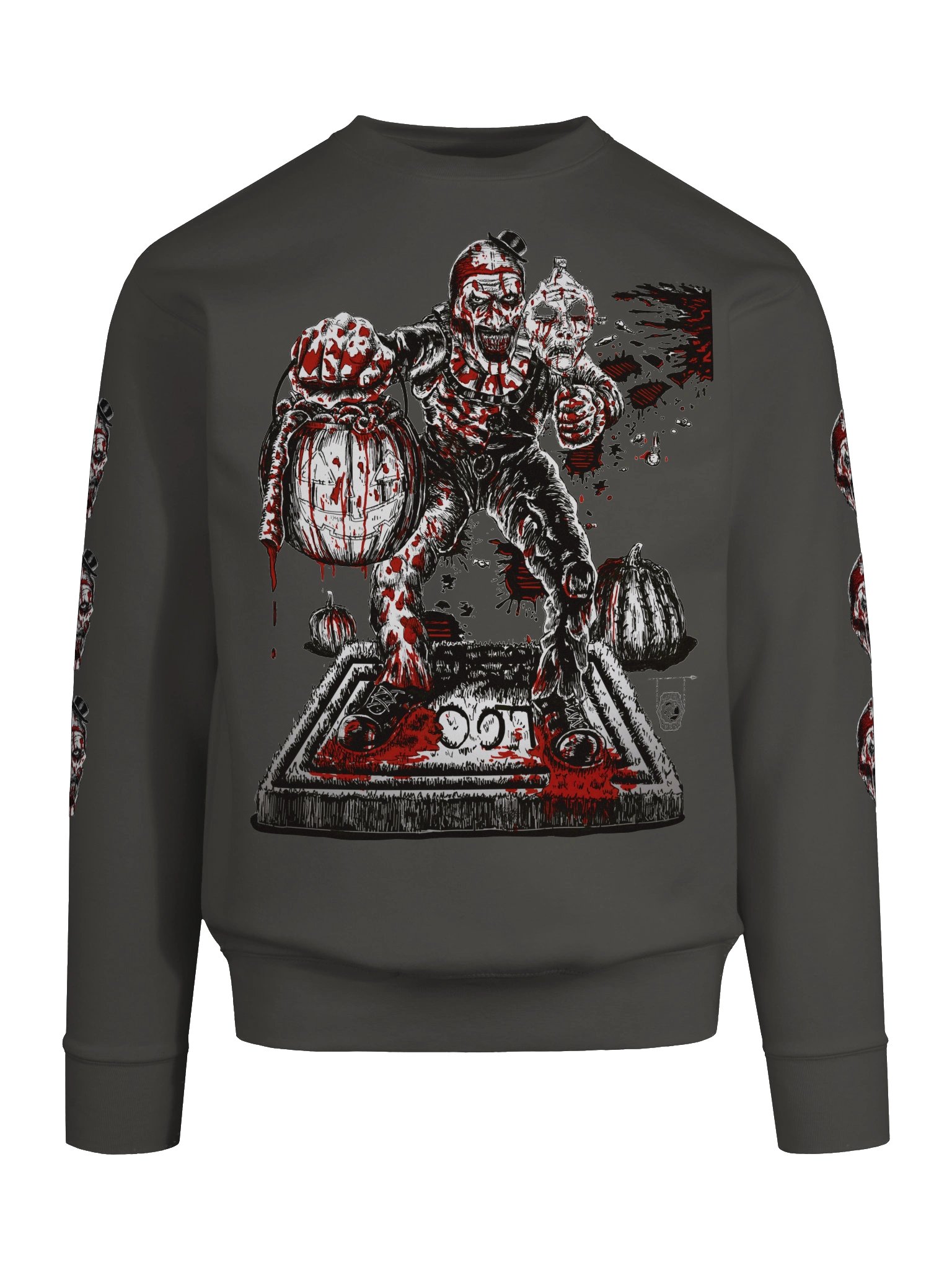 Trick or Treat with Art the Clown- Bloody Version- Unisex SweatShirt product image (49)