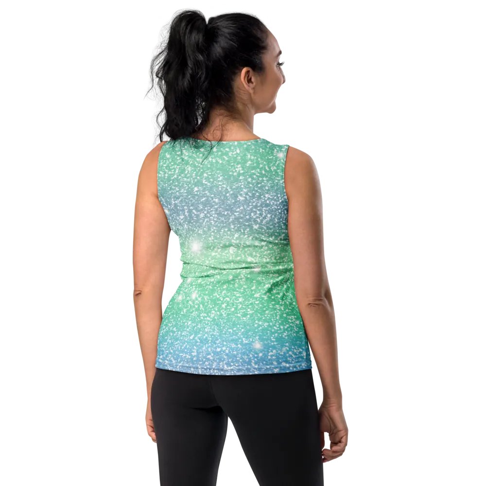 Glitter Unicorn Texture Design Tank Top (8) product image (9)