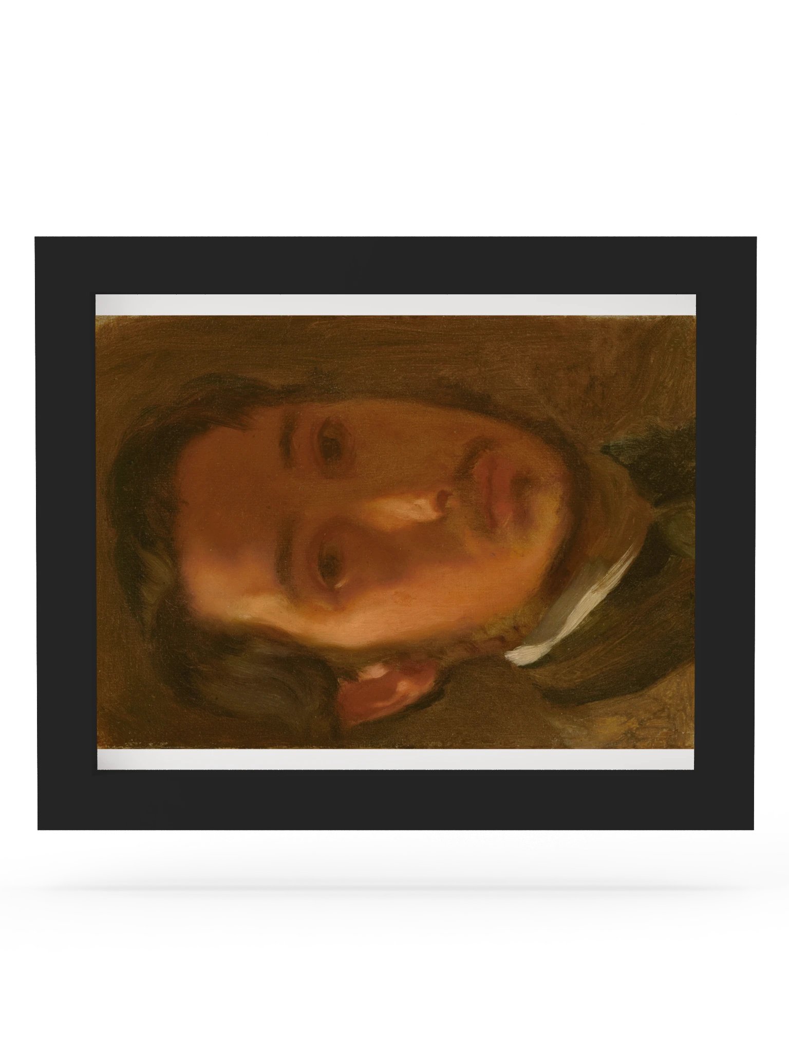 Edgar Degas, Self-Portrait with White Collar (c. 1857) Fine Art Print product image (62)