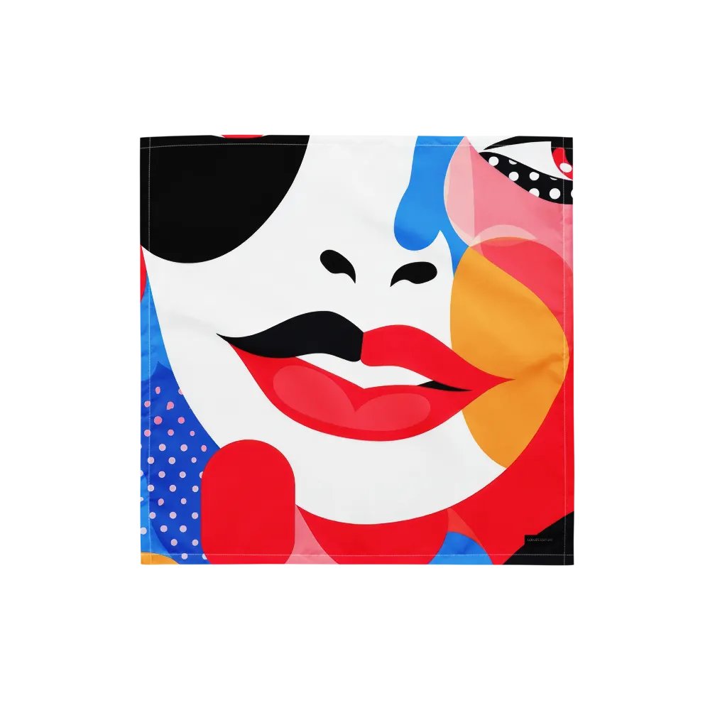 Abstract Face All-Over Bandana product image (1)