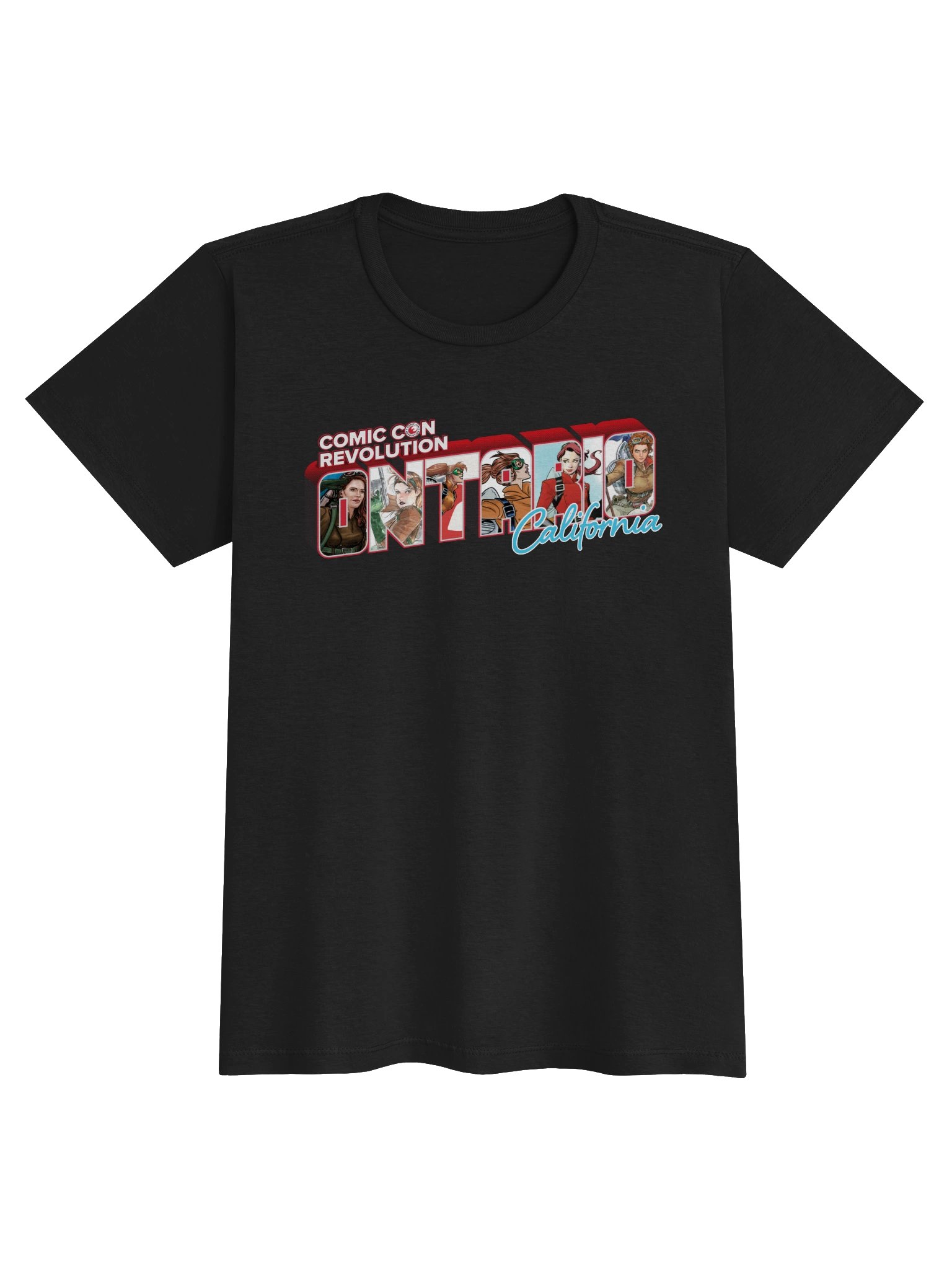 Comic Con Revolution Classic "Ontario" Comic Art Tee Women's Cut product image (5)