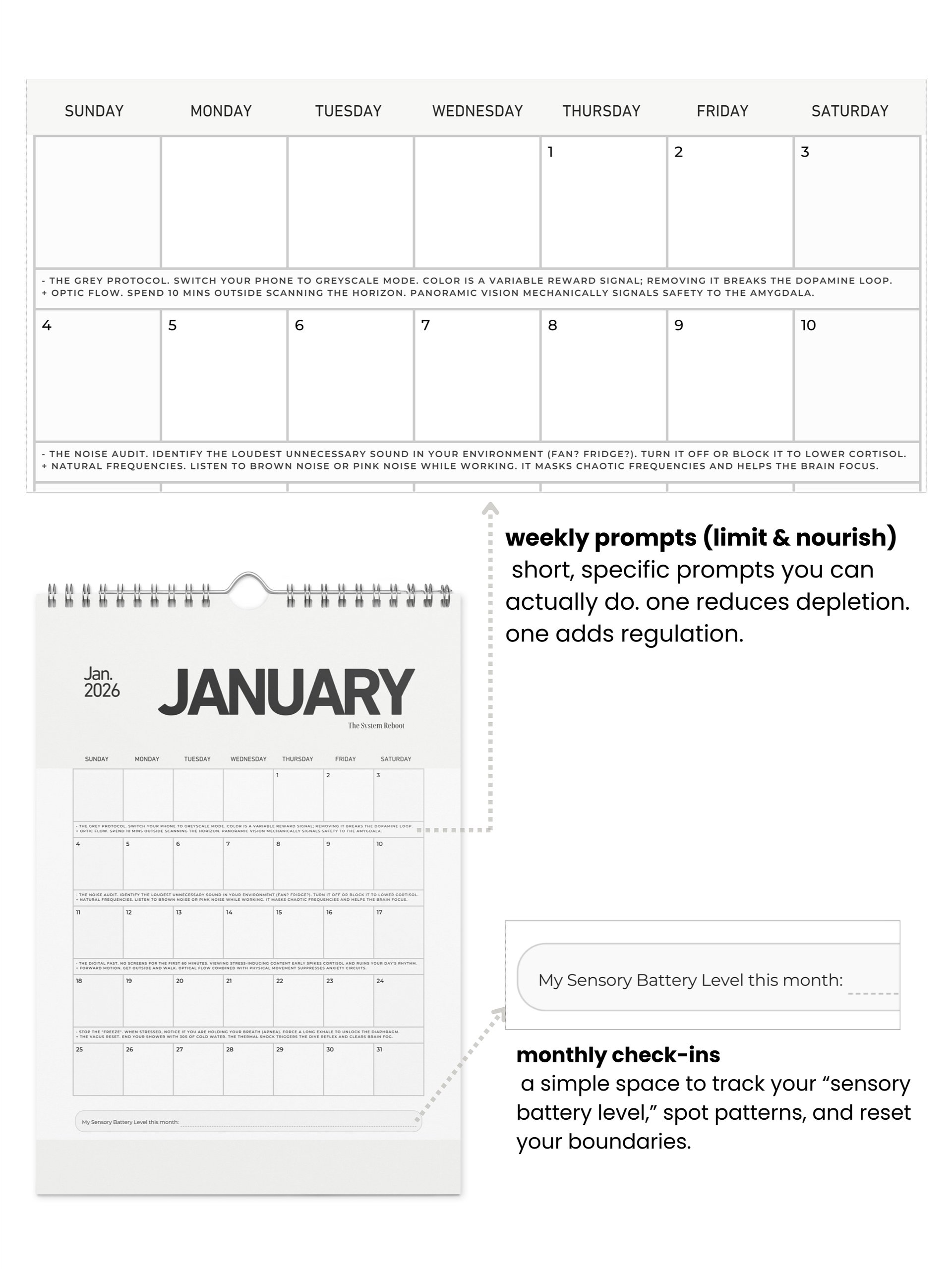 The Greenhouse Calendar 2026: A Year of Sensory Care product image (2)