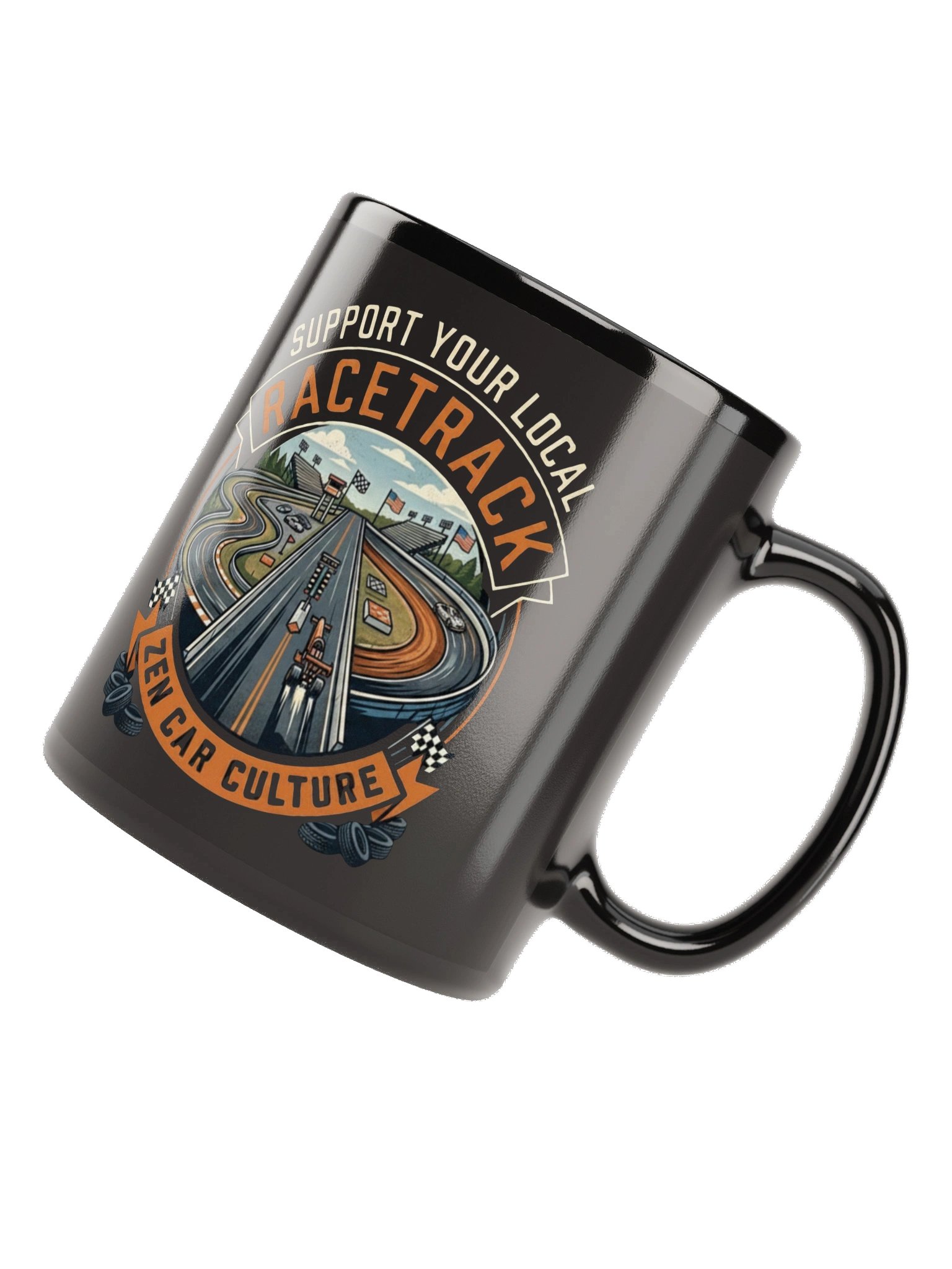 THE HEART OF RACING – SUPPORT YOUR LOCAL RACETRACK MUG product image (12)