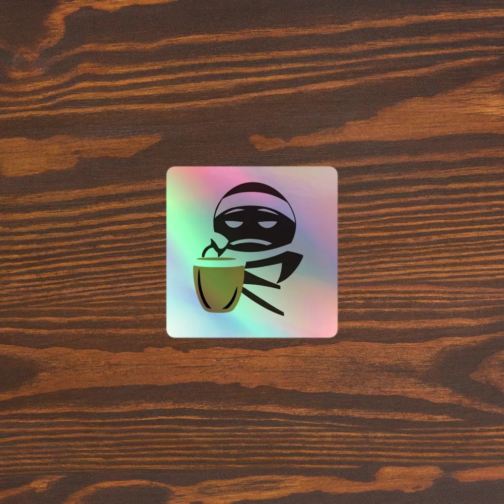 Blissful Sips Holographic Sticker Set product image (5)
