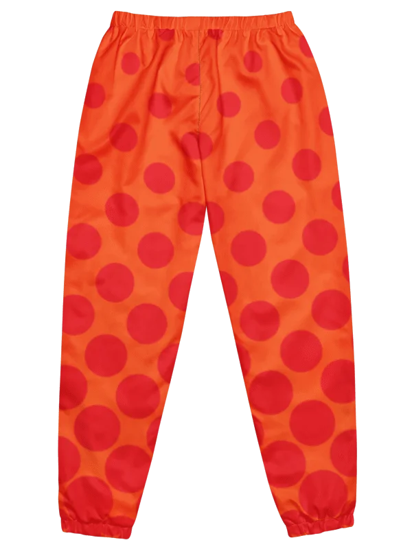 Bold Orange Polka Dot Track Pants product image (2)