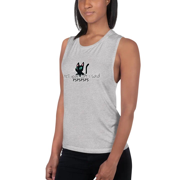 Tell Your Cat Women's Flowy Tank Top product image (2)