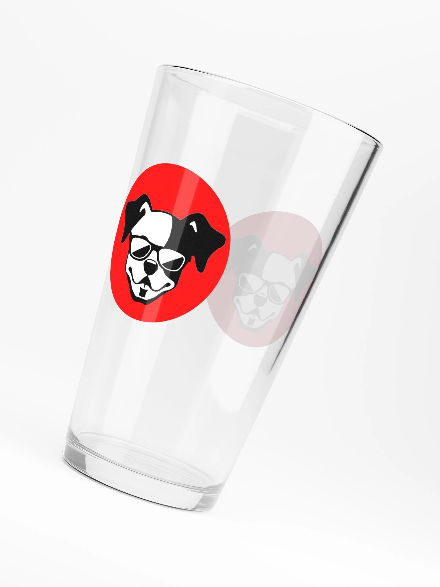 Red Logo Pint Glass product image (2)