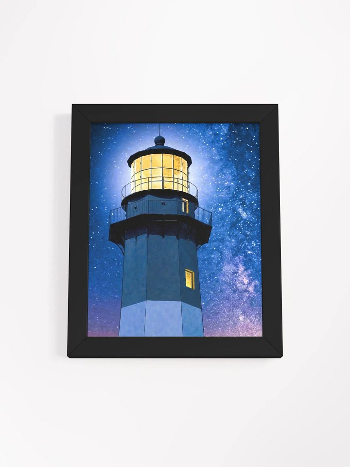 Tybee Island Lighthouse – Starry Night Studio Framed Print product image (1)