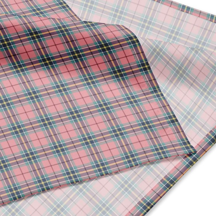 Pastel Pink Plaid Bandana product image (2)