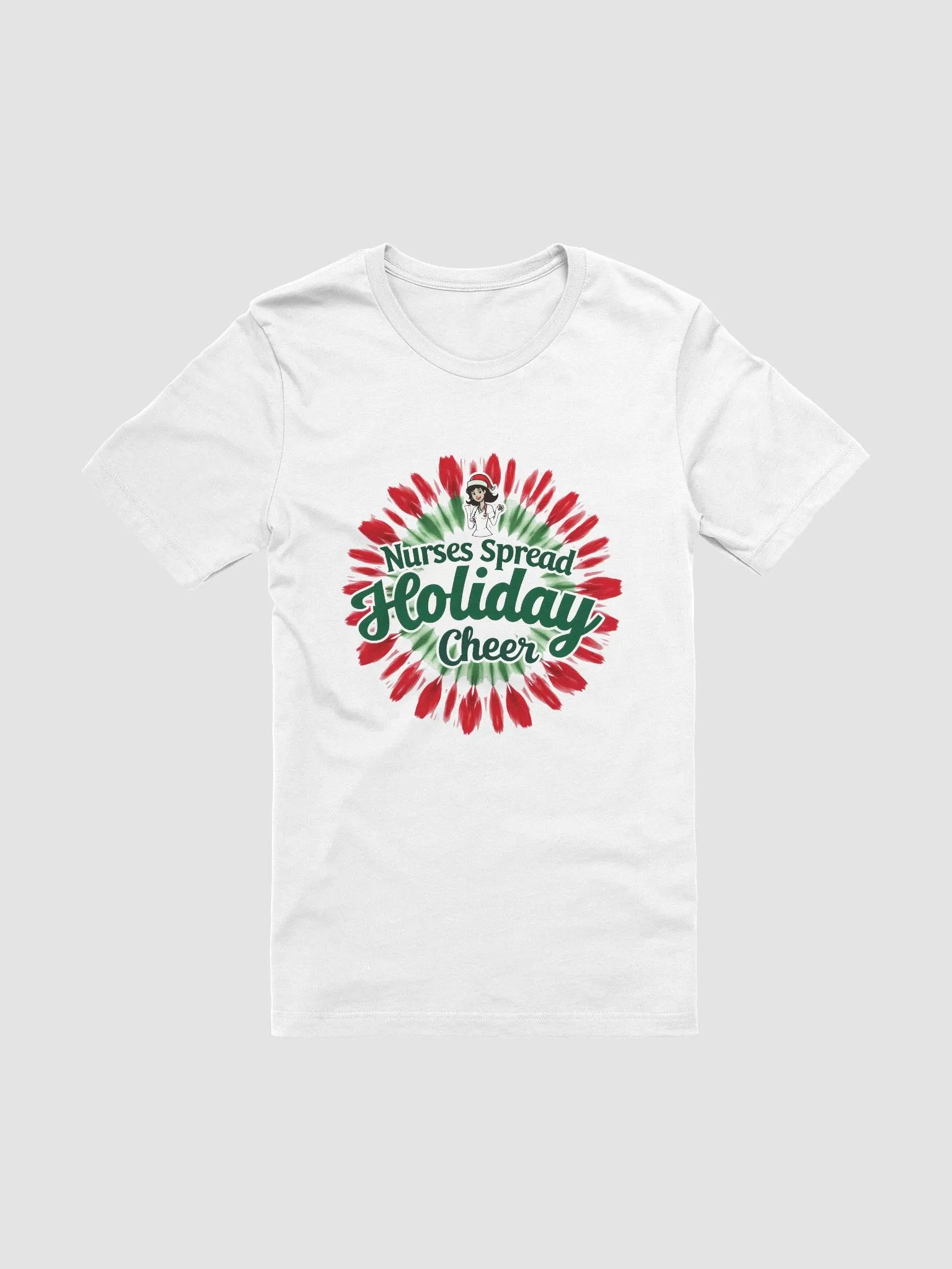 Holiday Cheer Nurses Wreath Tee product image (1)