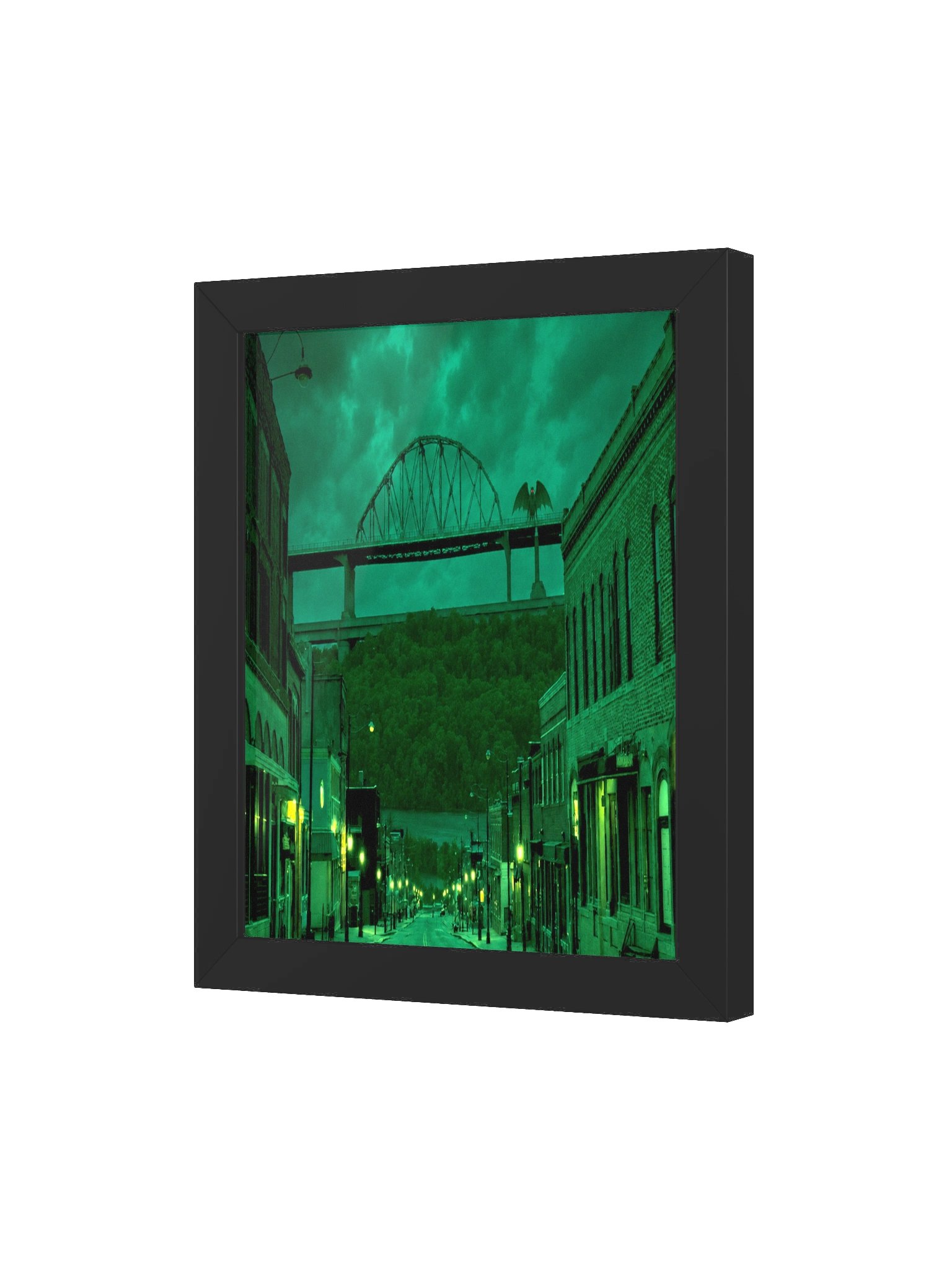 POINT PLEASANT-MOTHMAN- FRAMED PRINT product image (3)