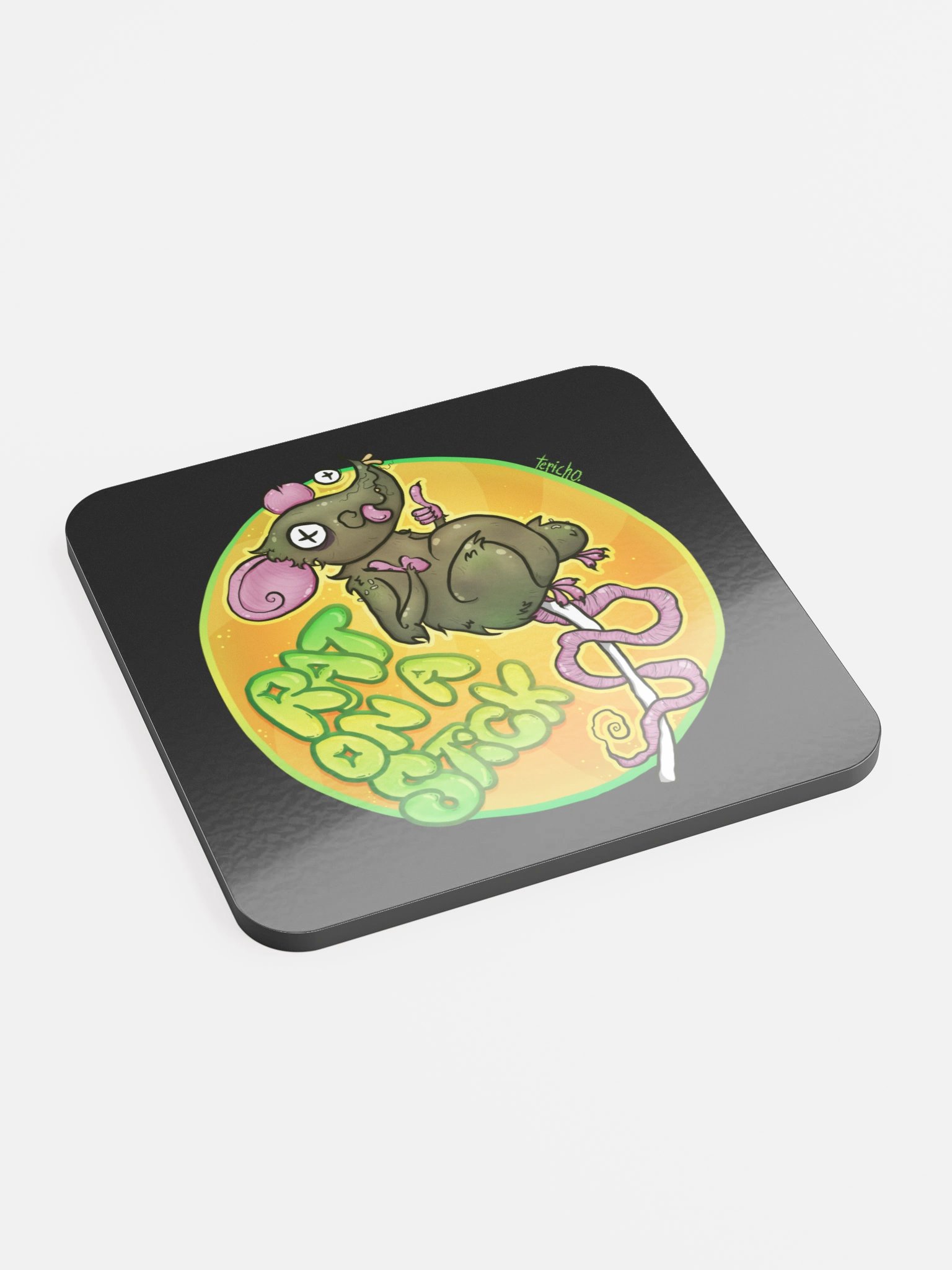 Rat On A Stick Coaster product image (2)