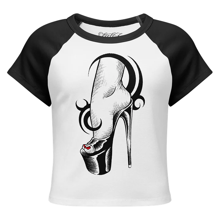 $teppin on money - cropped ringer T product image (1)