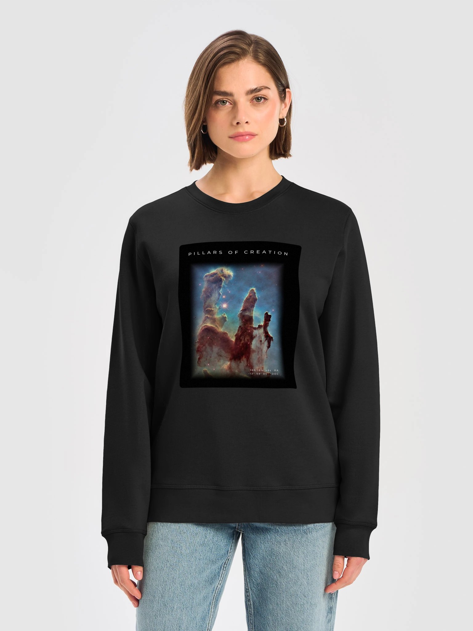 Pillars of Creation Eagle Nebula Space Cosmos Sweatshirt product image (5)
