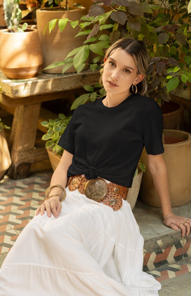 Classic Black T-Shirt - Bella+Canvas Supersoft T product image (1)