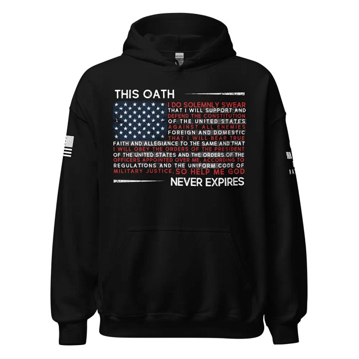 Veteran Oath Hoodie product image (1)
