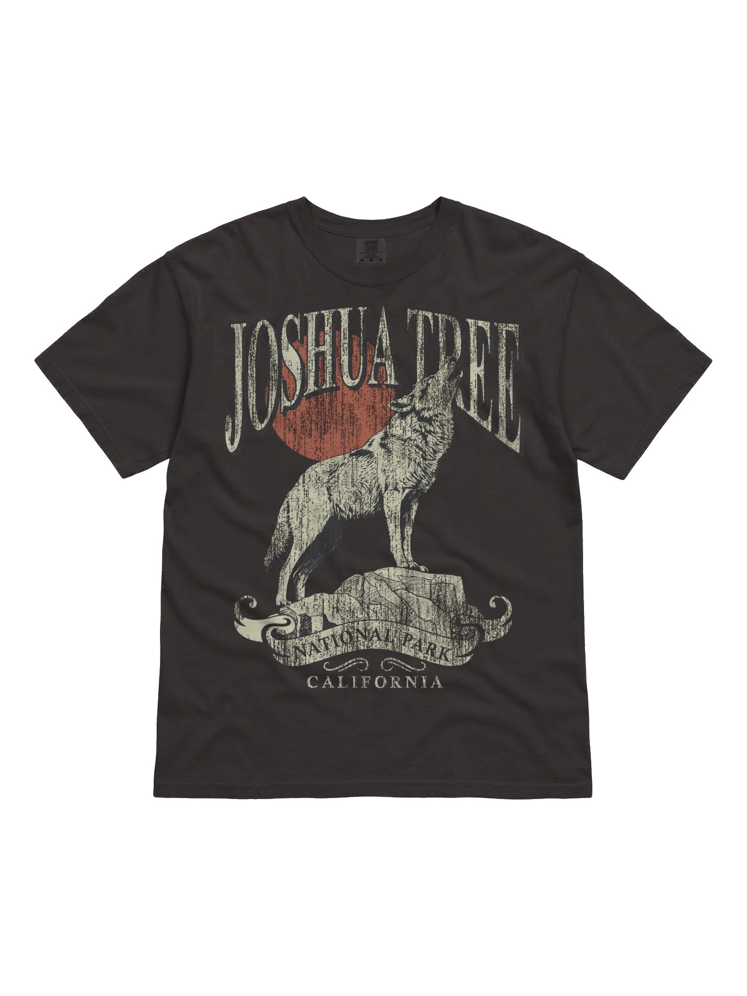Joshua Tree National Park Shirt – Vintage Howling Wolf Graphic Tee California product image (4)