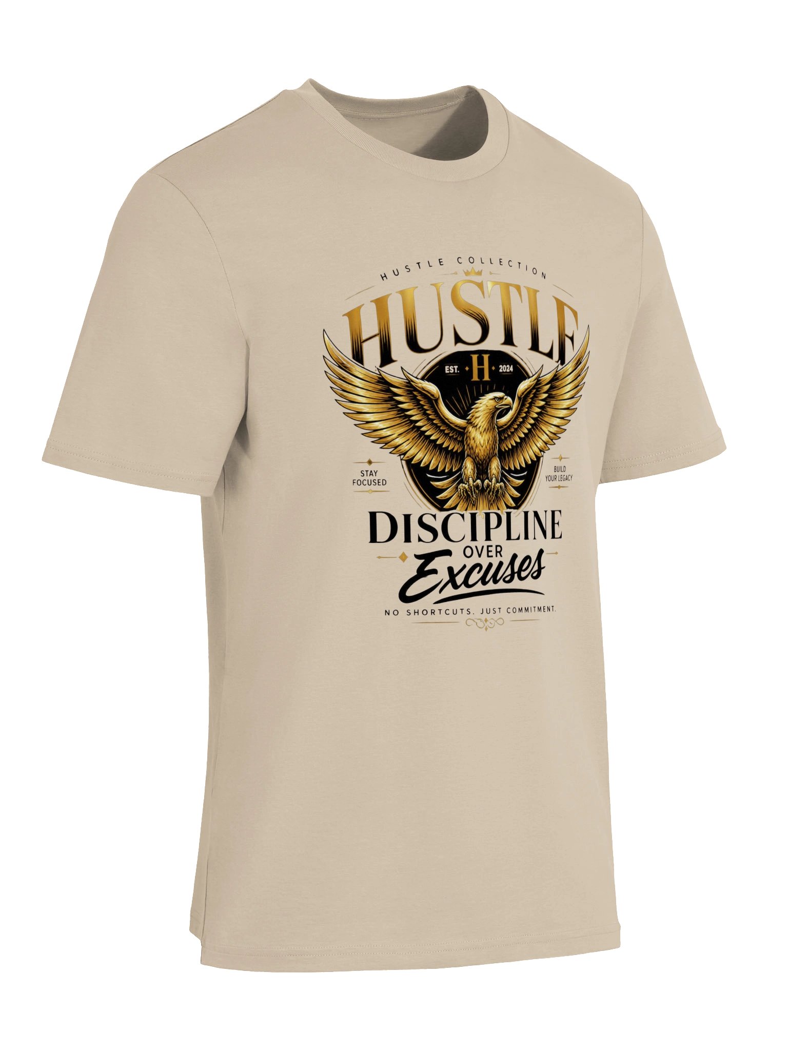 Hustle Eagle Discipline Motivational Tee product image (76)