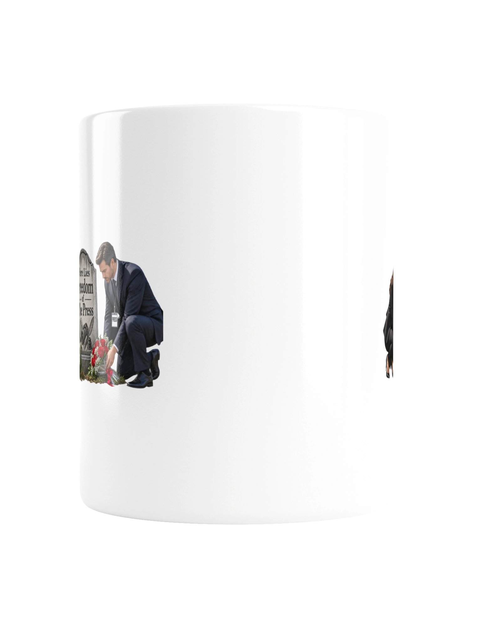 HERE LIES FREEDOM OF THE PRESS - MUG product image (5)