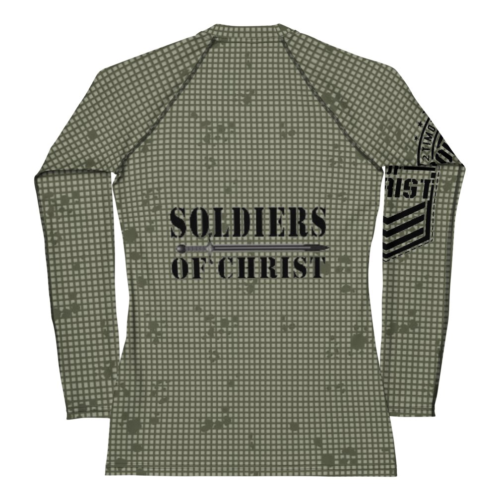 Faithful Camo: Women's Rash Guard - Desert Night Camo product image (2)