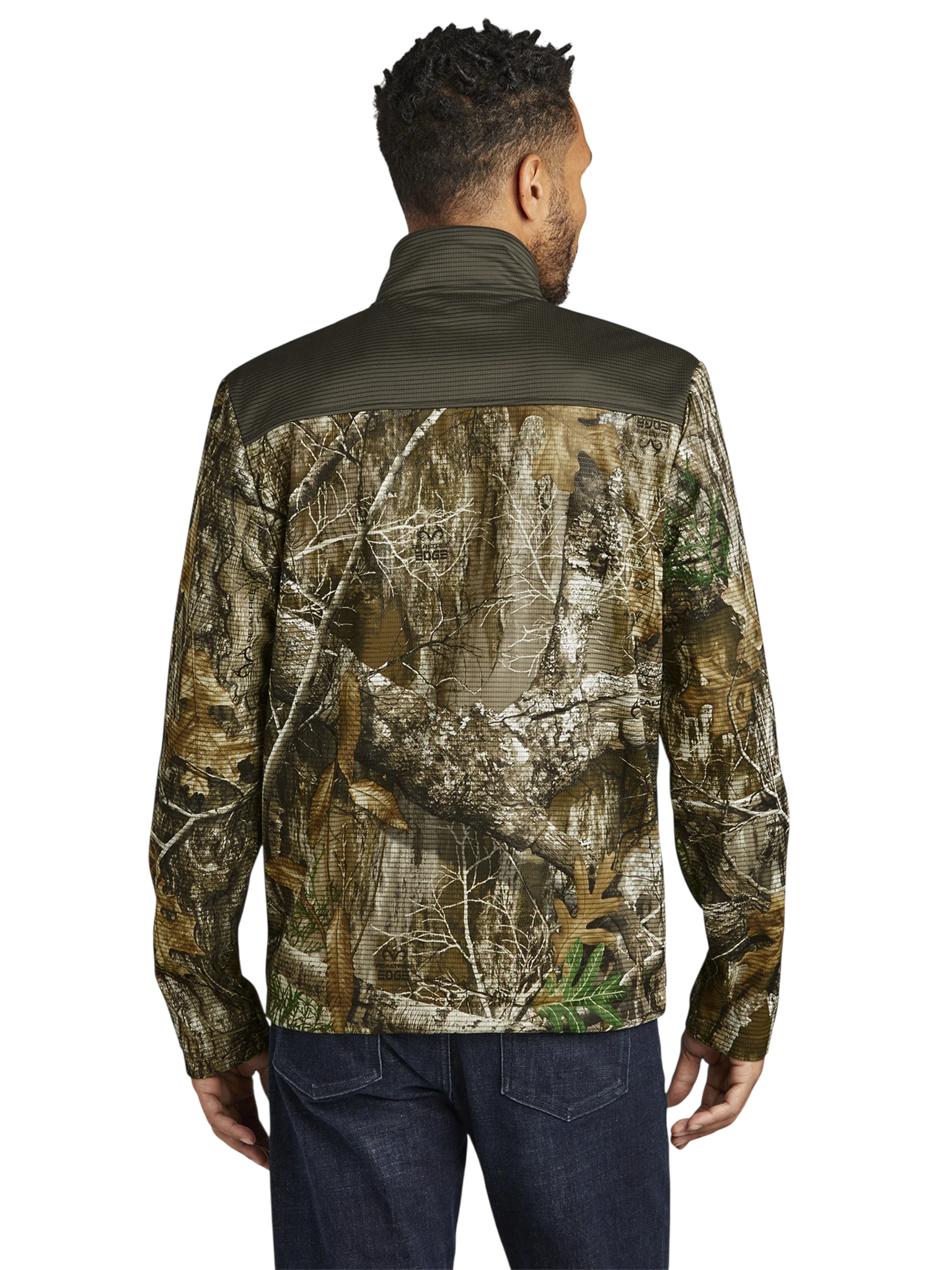 Realtree Atlas Colorblock Soft Shell Jacket — Embroidered Monogram "DLK" product image (6)