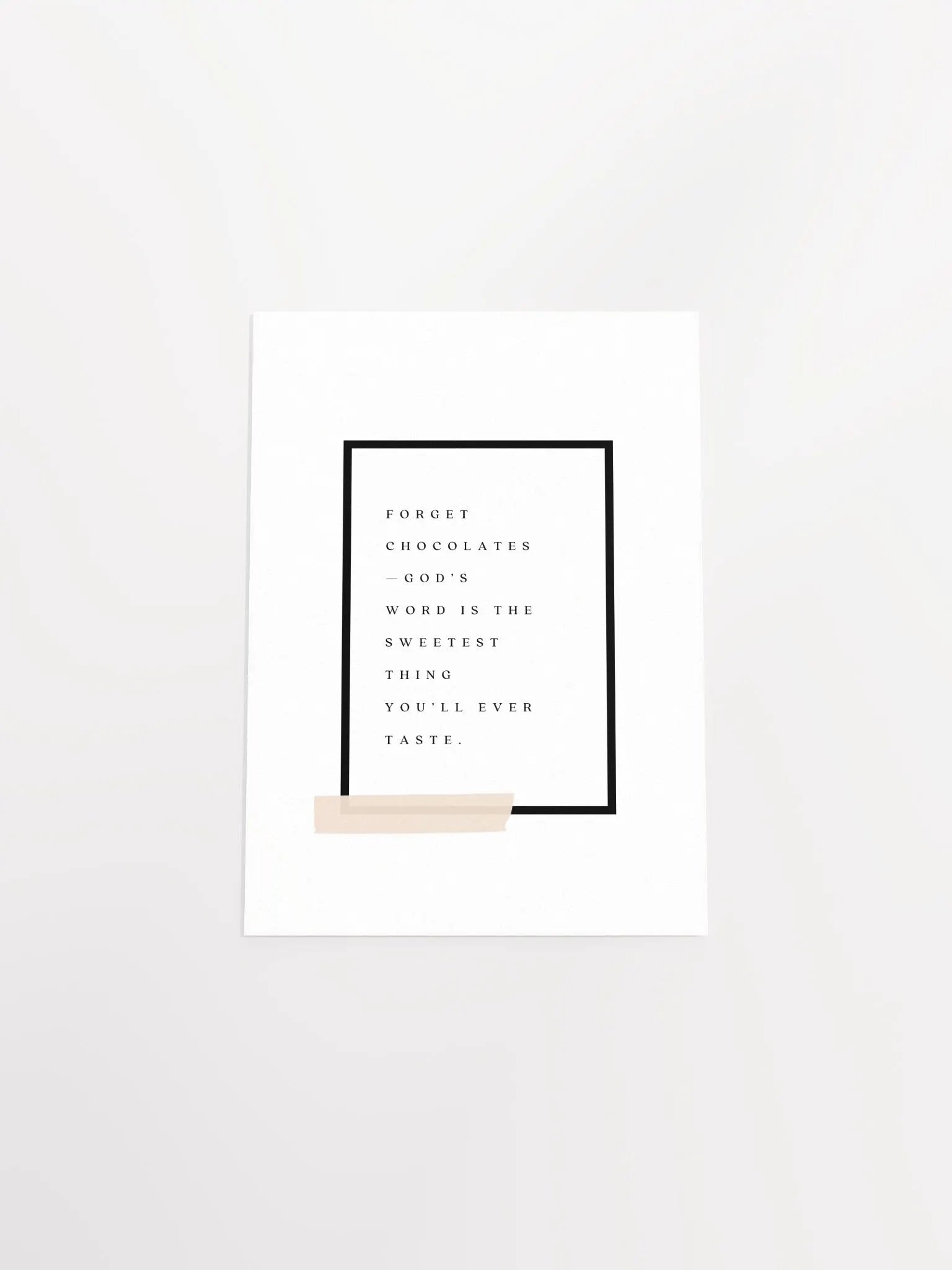 Forget chocolates—Paper Poster product image (4)