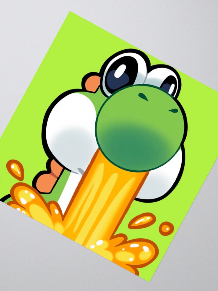 MARIOTHON YOSHI STICKER product image (2)