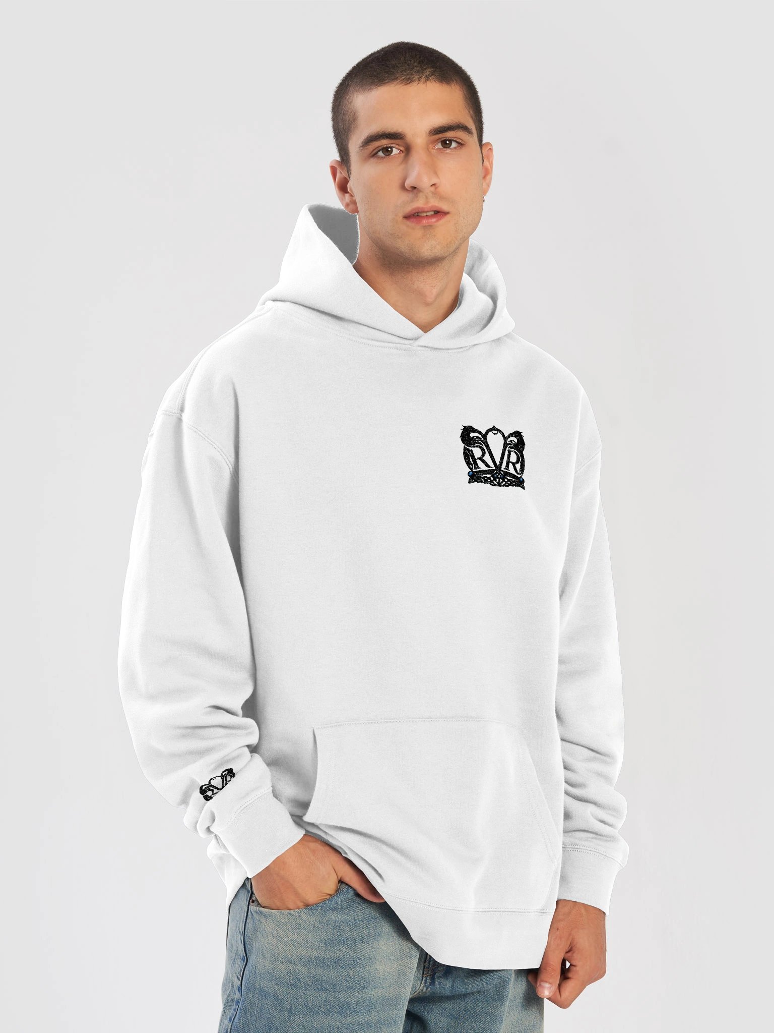RvR Ornamental Crest Oversized Hoodie product image (55)