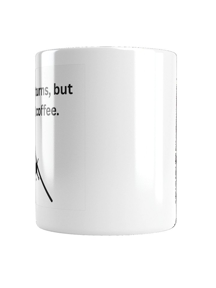 "Steep turns, but first coffee" coffee mug product image (5)