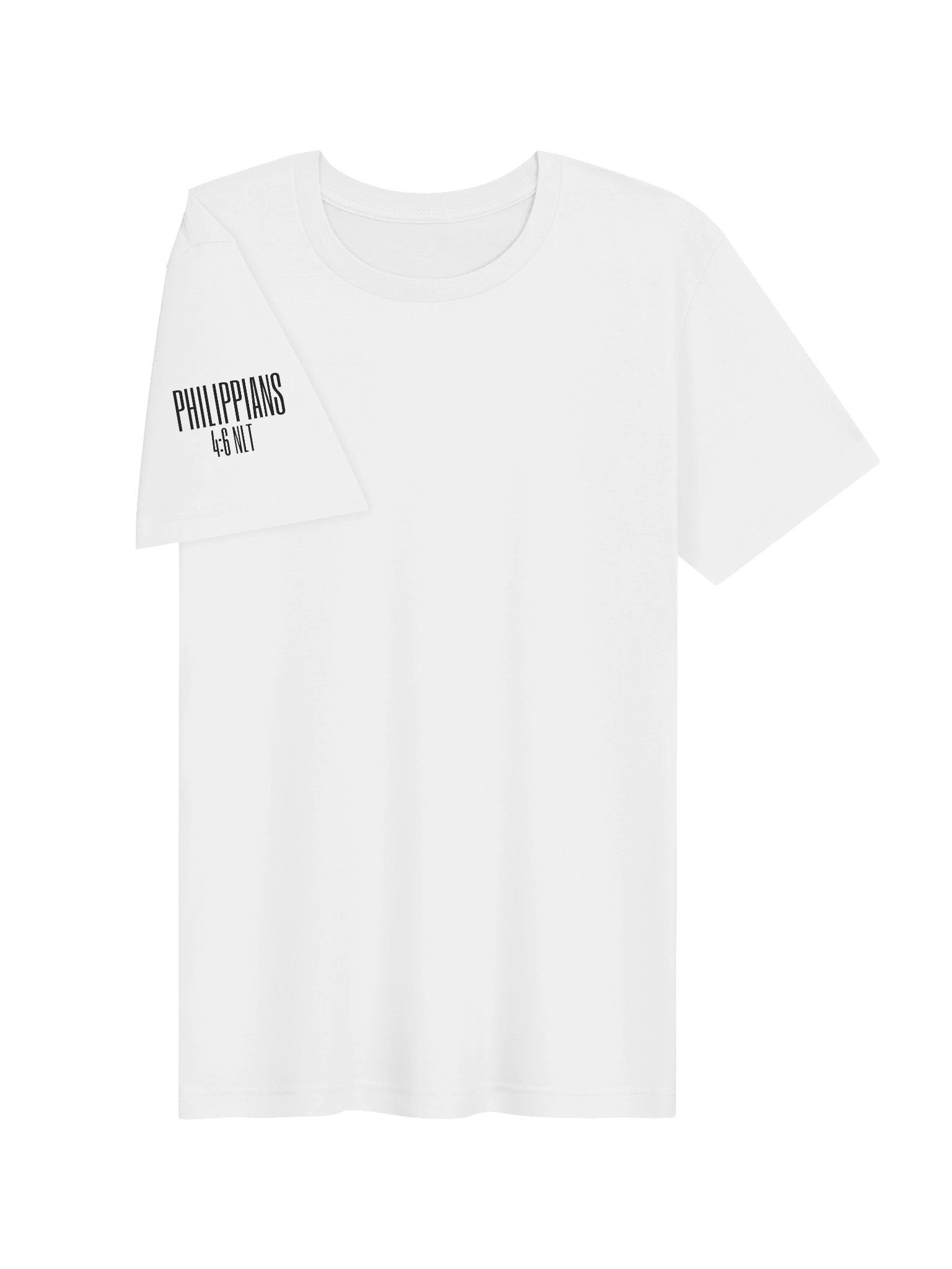 D2You Gospel Message - T Shirt - Philippians 4:6 (unisex) on Sleeve product image (7)