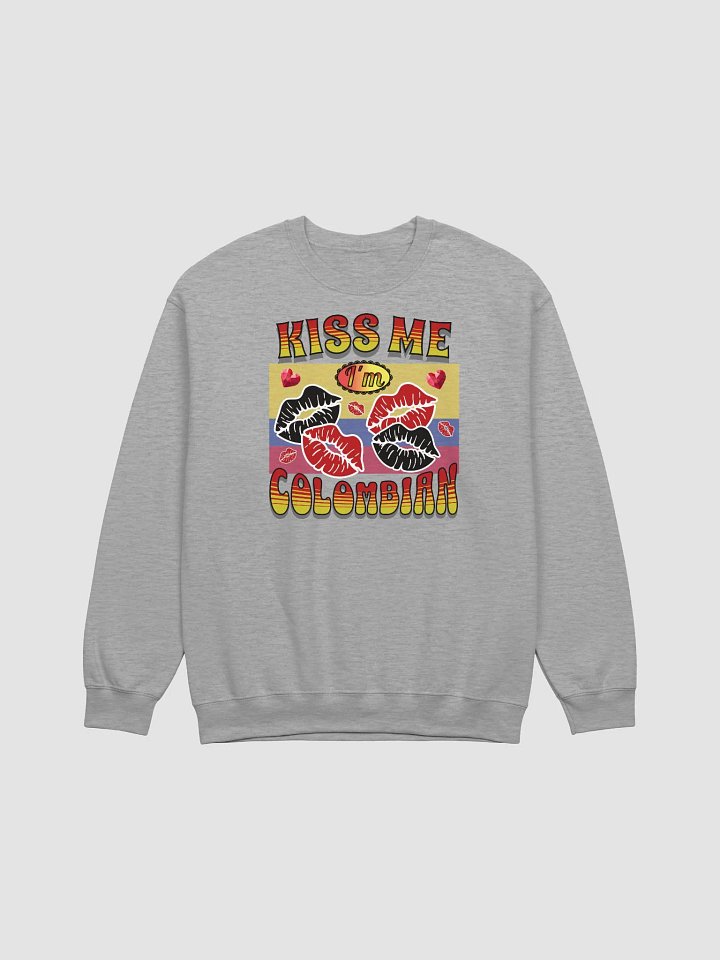 Kiss Me I'm Colombian Crewneck Sweatshirt product image (18)