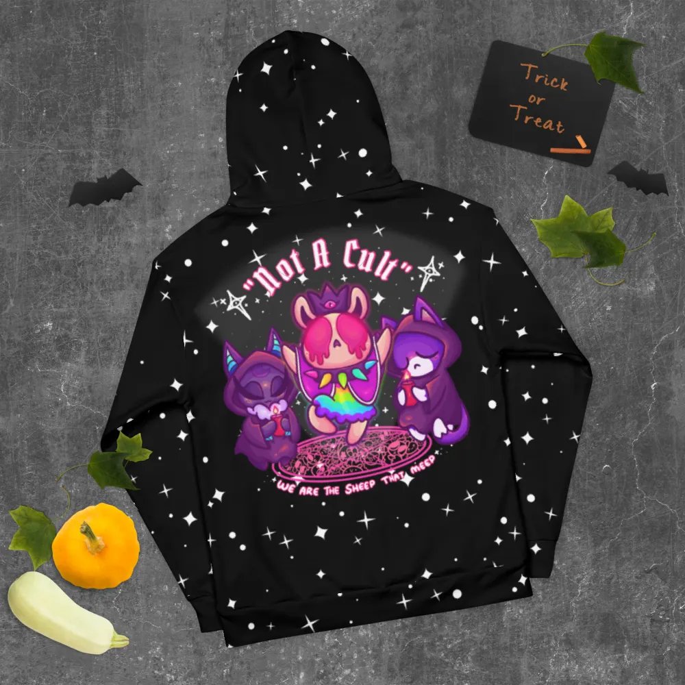 "Not A Cult" Sparkle Hoodie product image (1)