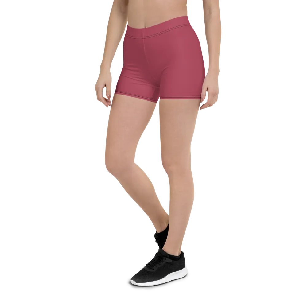 Dark Red Everyday Seamless Shorts product image (6)