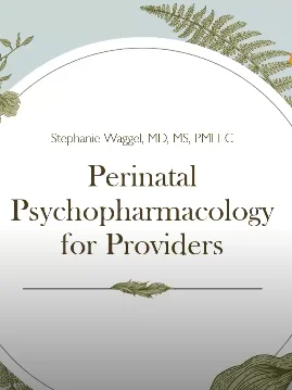 Professional Training: Perinatal Psychopharmacology for Providers product image (2)