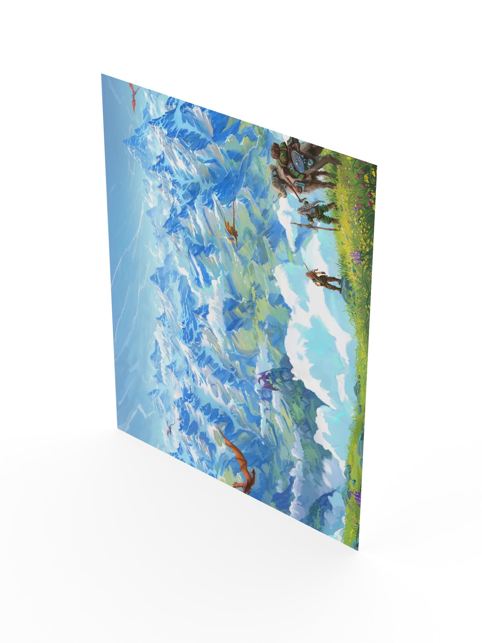 There Be Dragons Here Art Print product image (14)