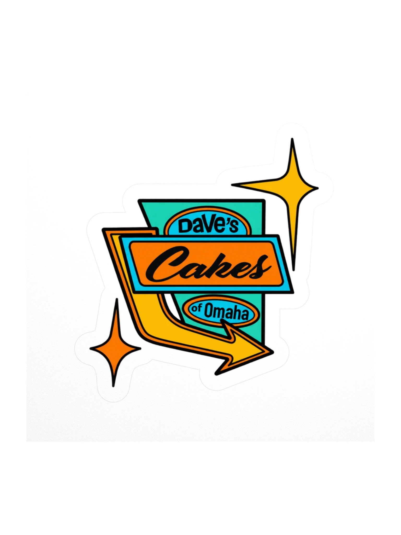 Dave's Cakes Sticker product image (1)