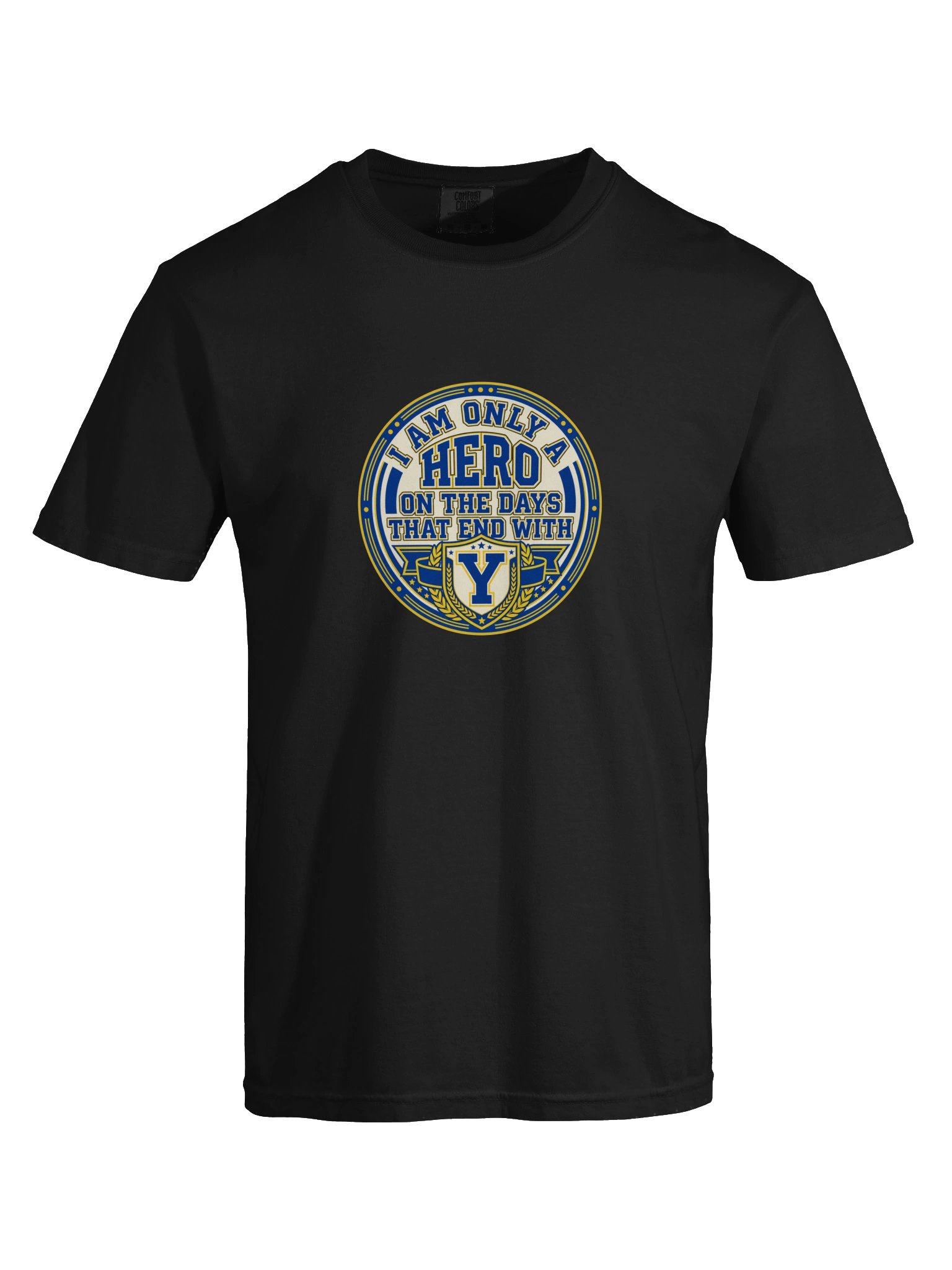 Only a Hero on Days Ending With Y - Varsity T-Shirt product image (9)