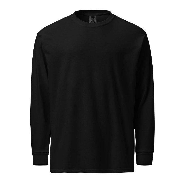 Heavyweight Long Sleeve Shirt [Quote 2] | Garment-Dyed, Unisex product image (3)