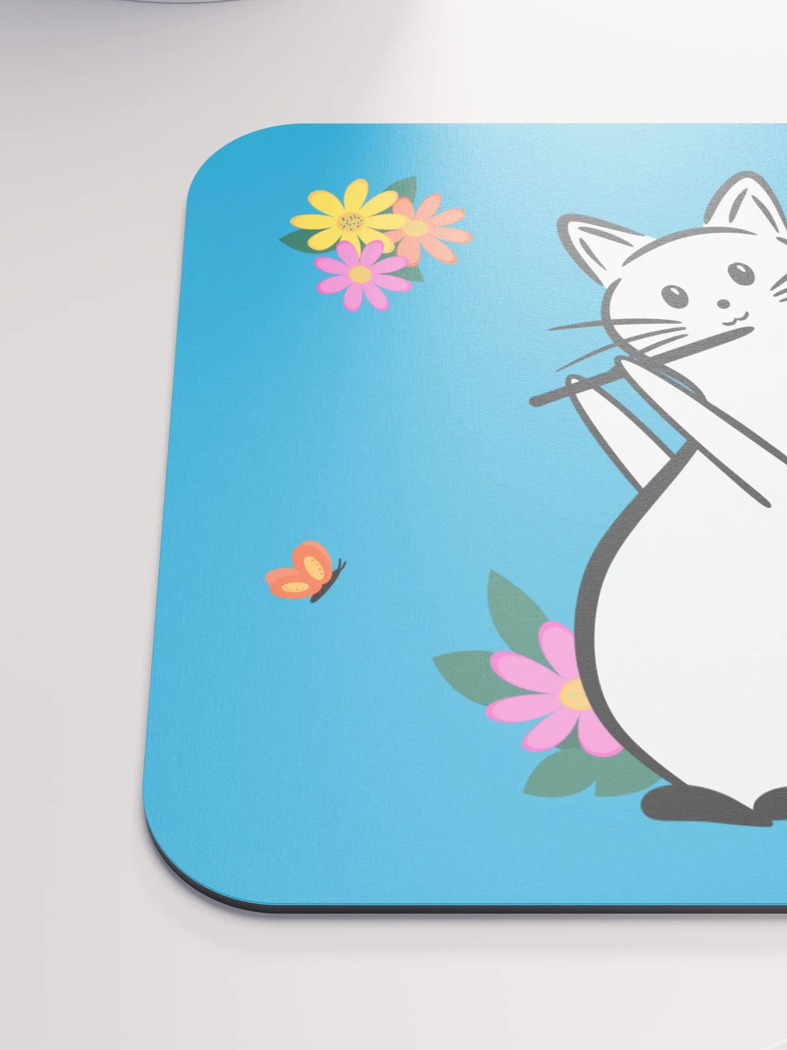 Flute Kitty Mouse Pad - Piccolo product image (6)