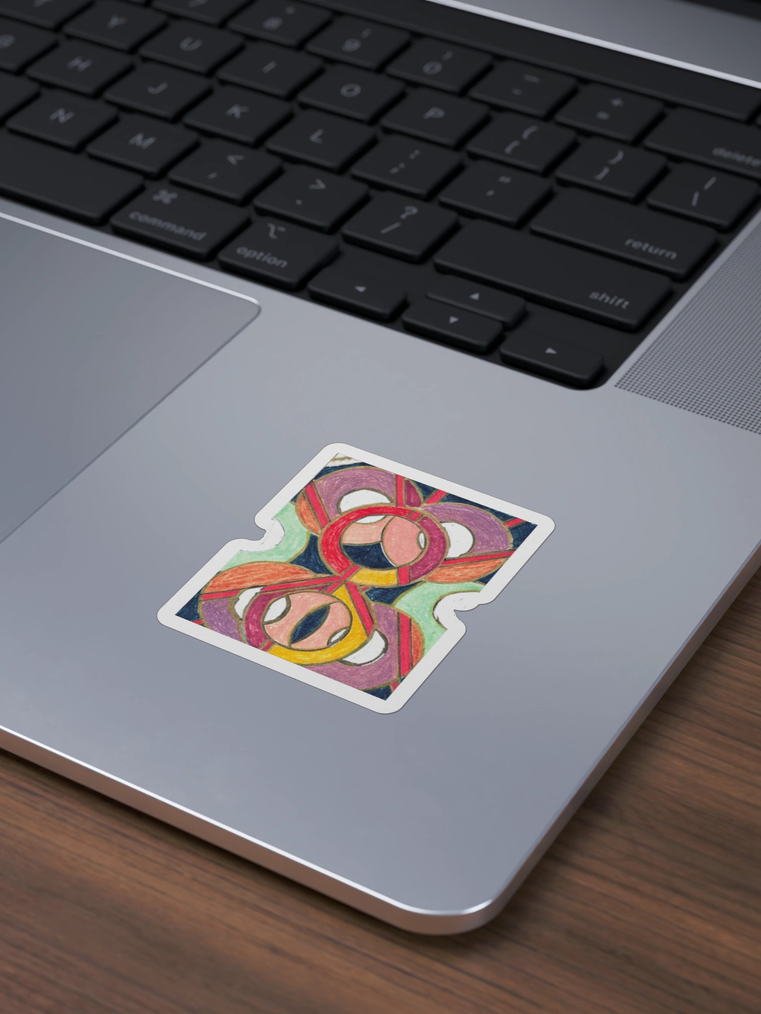 Geometric Circles Sticker In the Bone Zone product image (16)